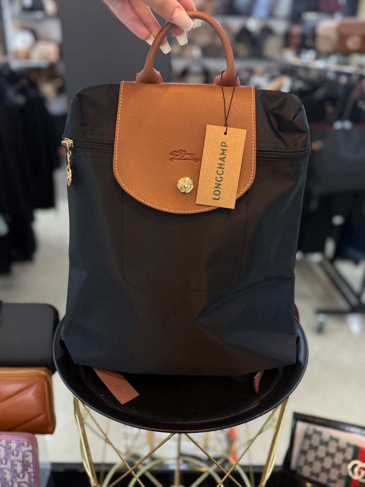 Longchamp back pack